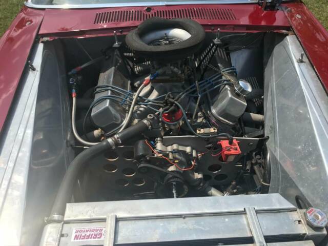 1969 Burgundy Ford Mustang