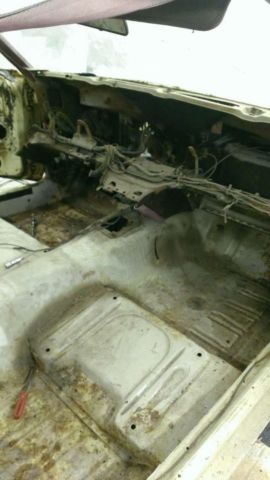 1969 White Ford Mustang Fastback