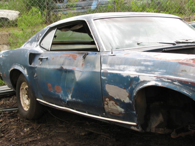 1969 Blue Ford Mustang Coupe