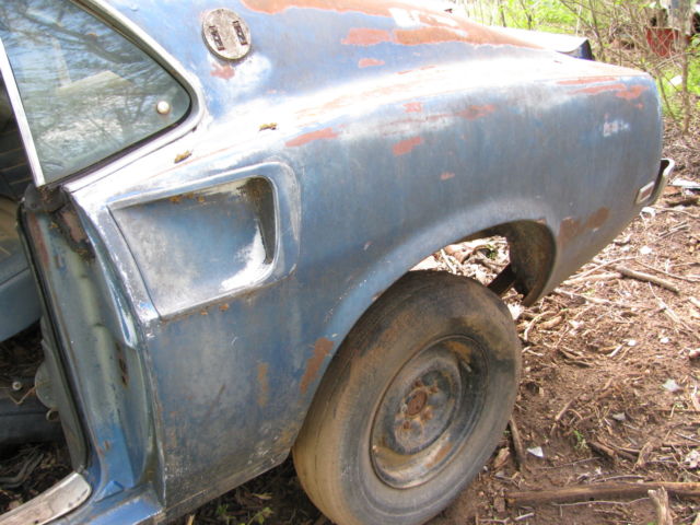 1969 Blue Ford Mustang Coupe