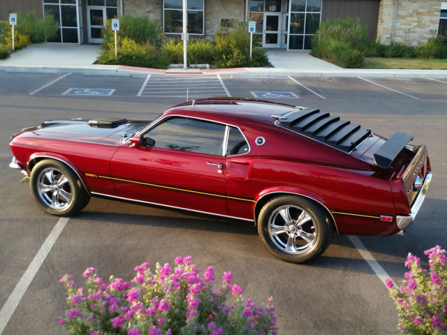 1969 Red Ford Mustang Fastback