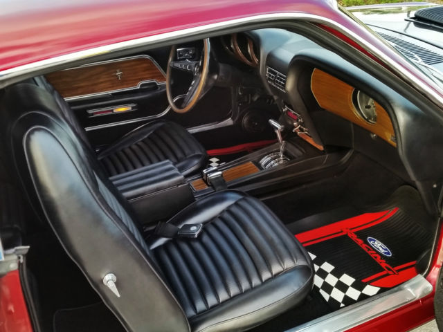 1969 Red Ford Mustang Fastback