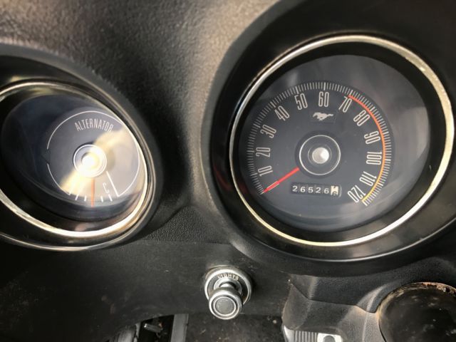 1969 Yellow Ford Mustang Coupe