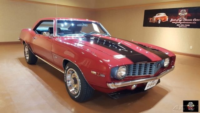 1969 Red Chevrolet Camaro