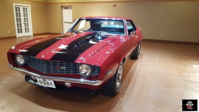 1969 Red Chevrolet Camaro