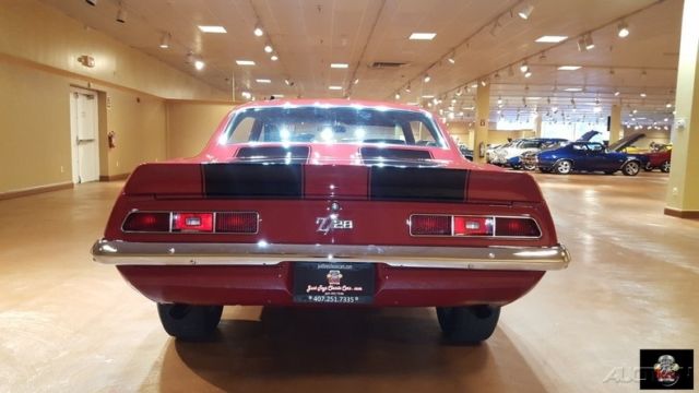 1969 Red Chevrolet Camaro