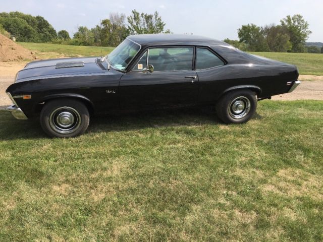 1969 Black Chevrolet Nova Coupe