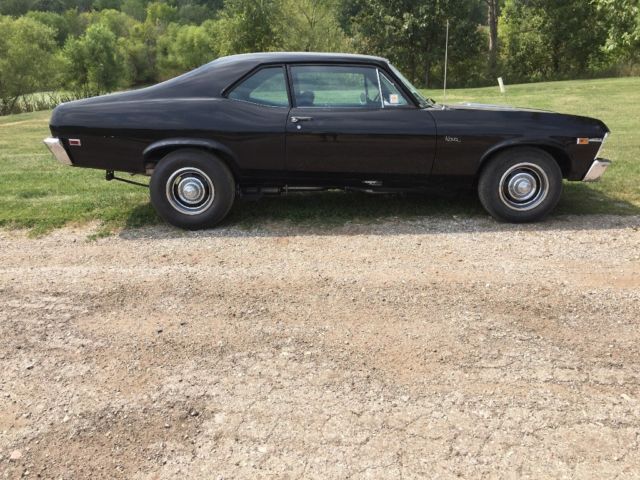1969 Black Chevrolet Nova Coupe
