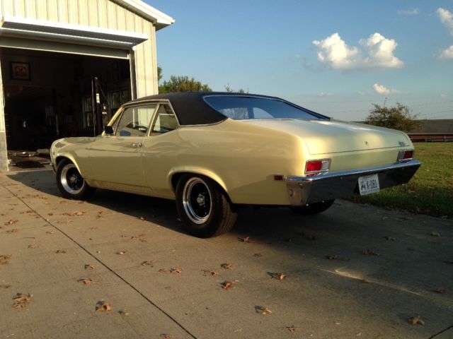 1969 Yellow Chevrolet Nova Coupe