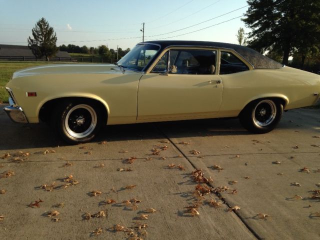 1969 Yellow Chevrolet Nova Coupe
