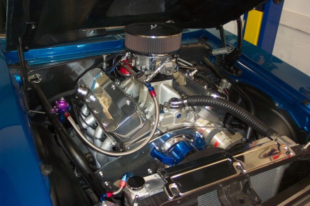 1969 Blue Chevrolet Nova Coupe