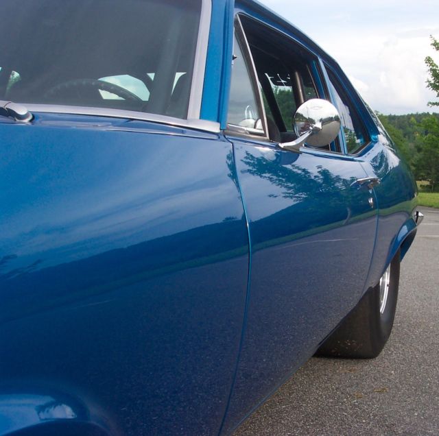 1969 Blue Chevrolet Nova Coupe