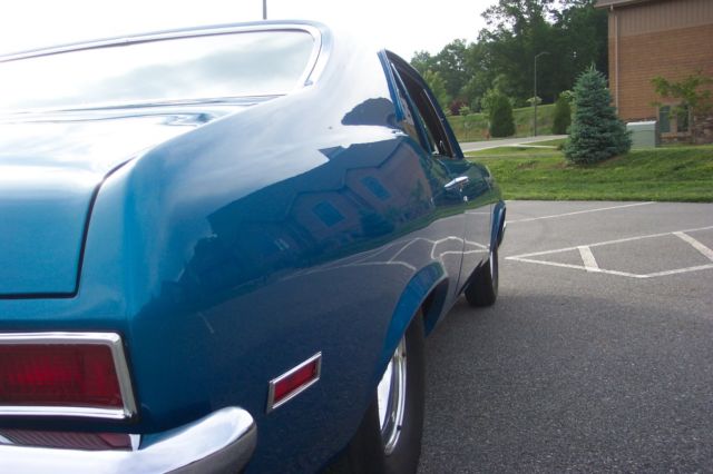 1969 Blue Chevrolet Nova Coupe