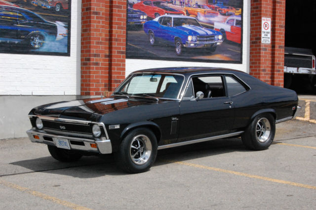 1969 Black Chevrolet Nova Coupe