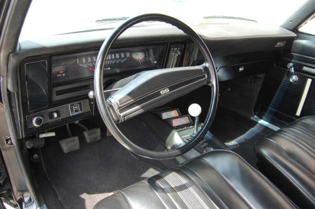 1969 Black Chevrolet Nova Coupe