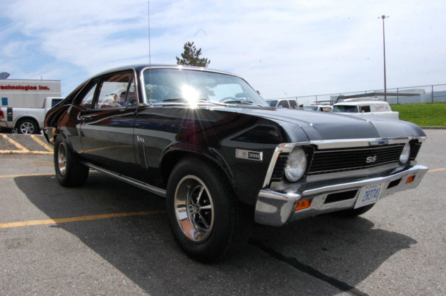 1969 Black Chevrolet Nova Coupe