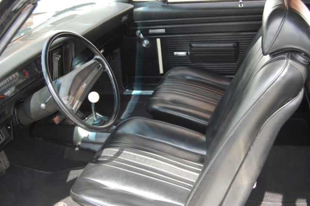 1969 Black Chevrolet Nova Coupe