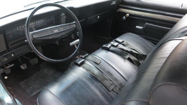 1969 Teal Chevrolet Nova Coupe