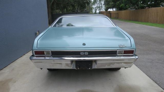 1969 Teal Chevrolet Nova Coupe