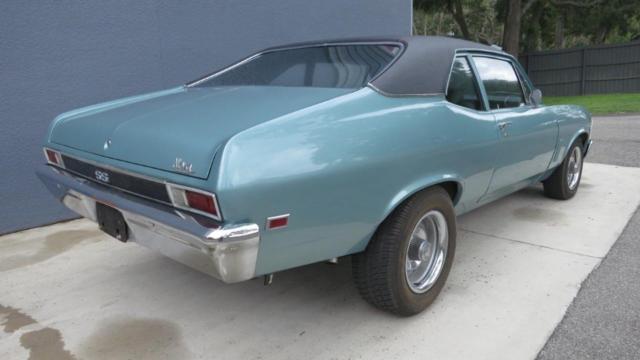 1969 Teal Chevrolet Nova Coupe