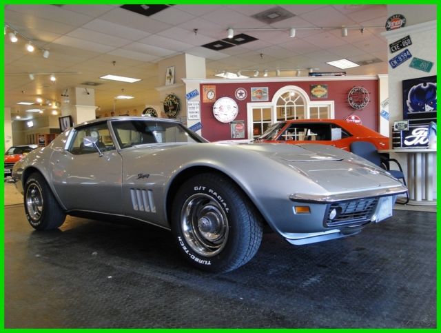 1969 Silver Chevrolet Corvette