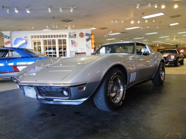 1969 Silver Chevrolet Corvette