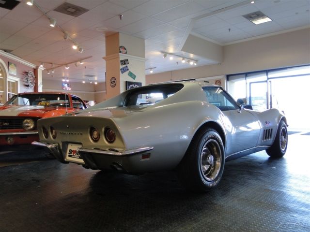 1969 Silver Chevrolet Corvette