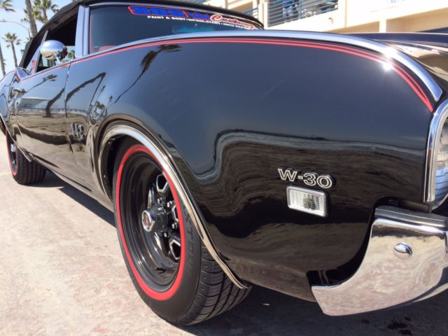 1969 Black Oldsmobile 442 Convertible