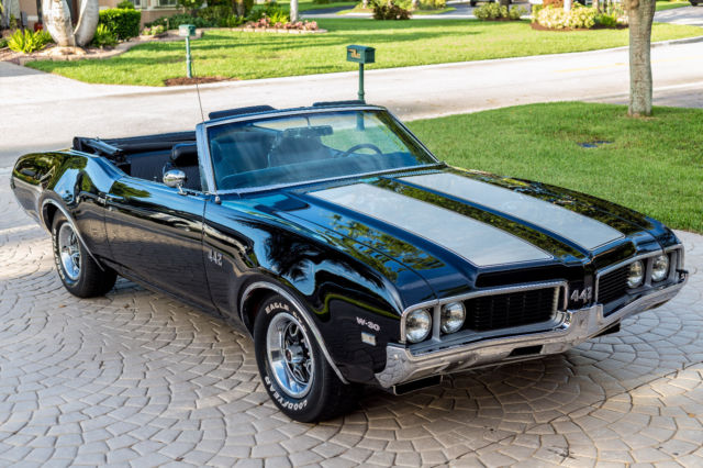 1969 Black Oldsmobile 442 Convertible