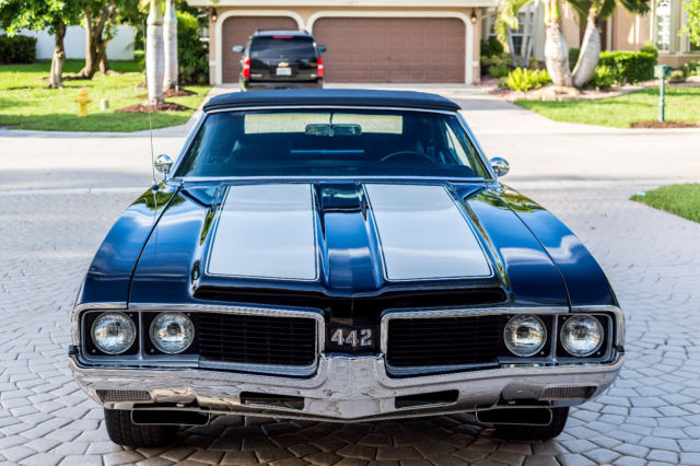 1969 Black Oldsmobile 442 Convertible