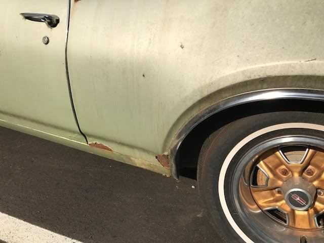 1969 Green Oldsmobile Cutlass Coupe