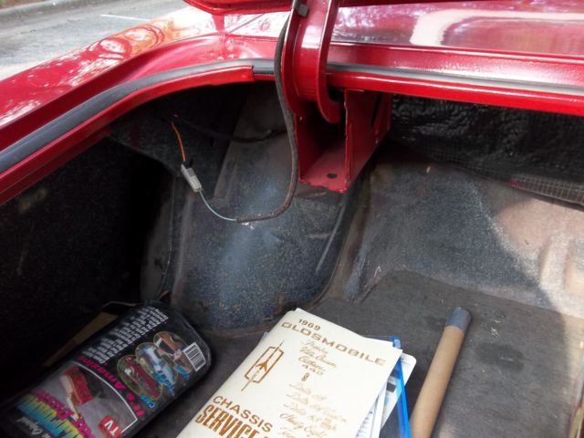 1969 Red Oldsmobile Eighty-Eight Convertible