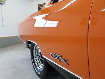 1969 Go Mango/Vitamin C Orange Plymouth GTX 2 Door HT