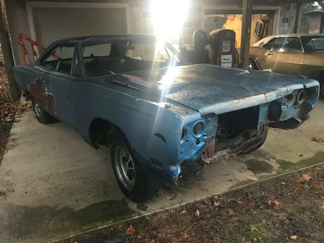 1969 Blue Plymouth GTX 2 door hardtop