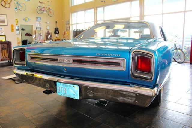 1969 Blue Plymouth GTX Coupe