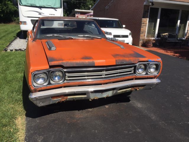 1969 Orange Plymouth Road Runner