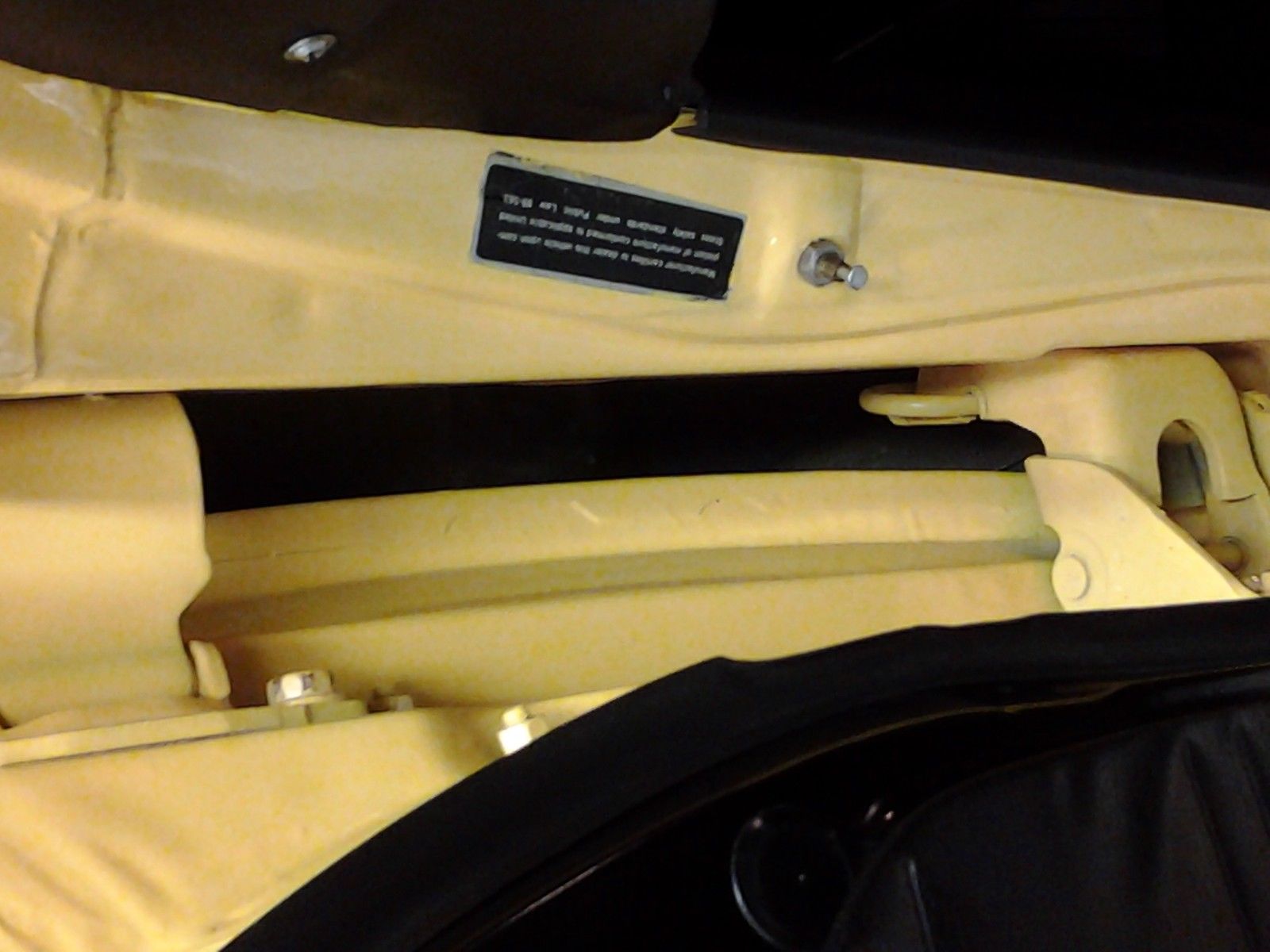 1969 Bahama Yellow Plymouth Road Runner 2 door converible