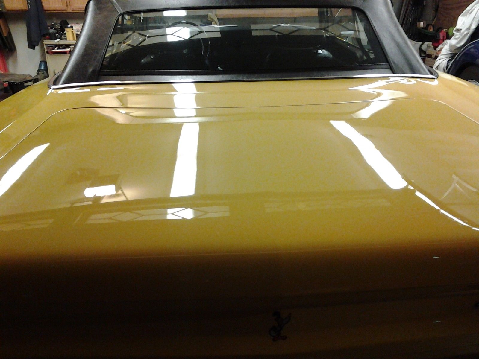 1969 Bahama Yellow Plymouth Road Runner 2 door converible