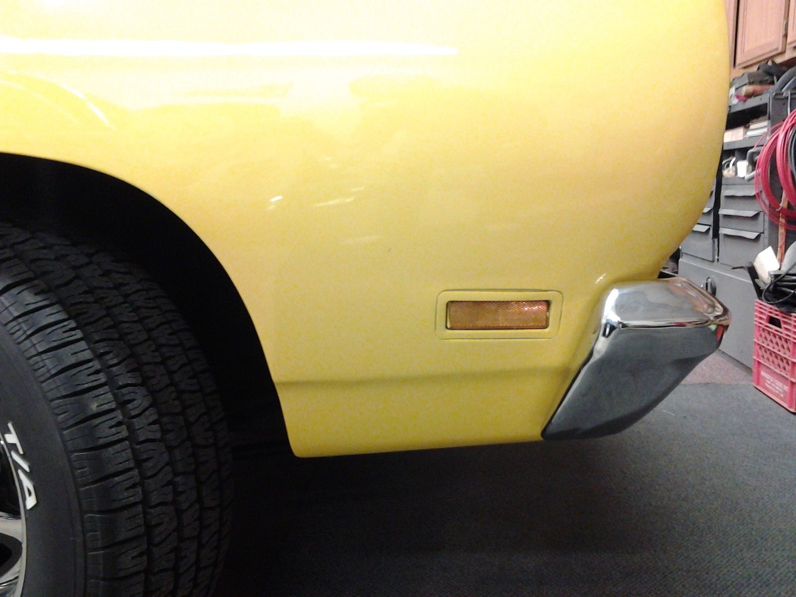 1969 Bahama Yellow Plymouth Road Runner 2 door converible