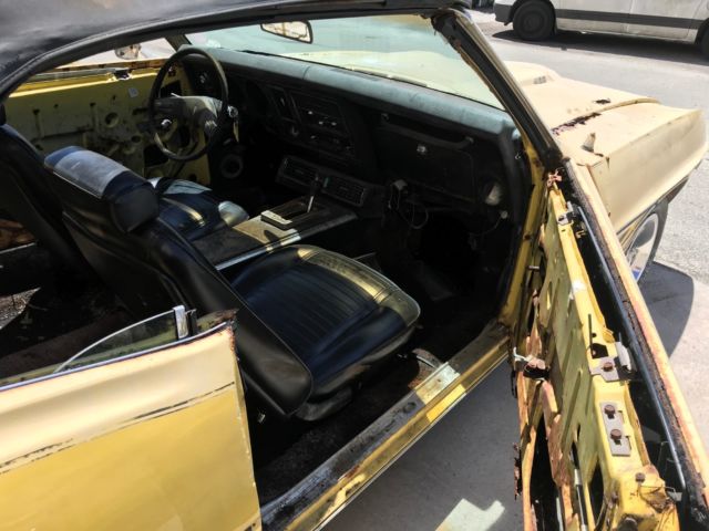 1969 Goldenrod Yellow Pontiac Firebird Convertible