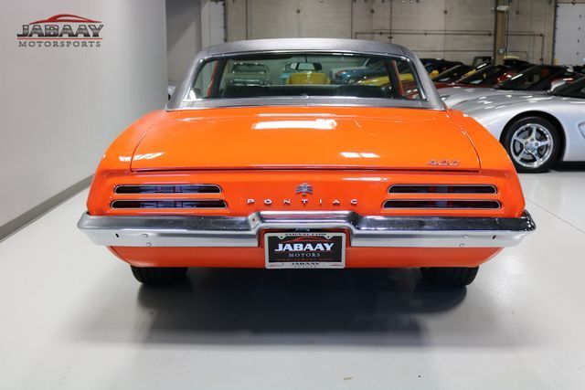 1969 Orange Pontiac Firebird Coupe