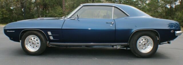 1969 Blue Pontiac Firebird Coupe