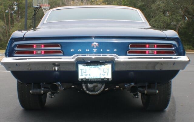 1969 Blue Pontiac Firebird Coupe