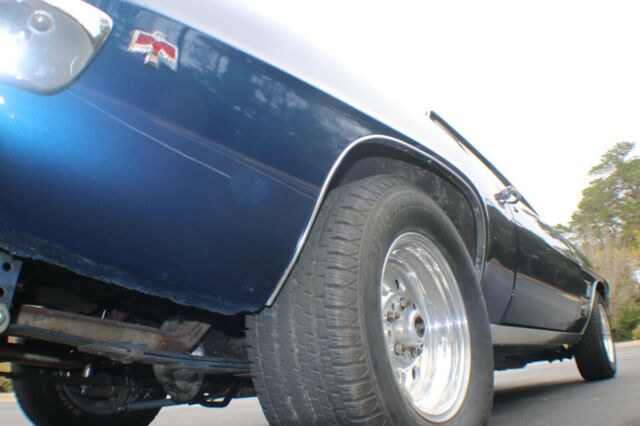 1969 Blue Pontiac Firebird Coupe