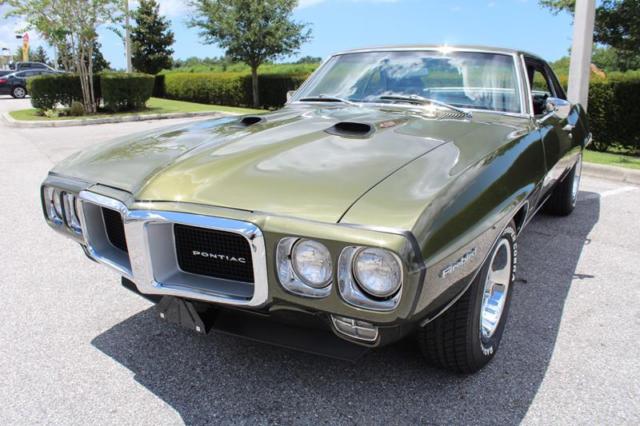 1969 Green Pontiac Firebird Coupe
