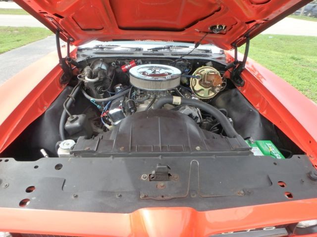 1969 Orange Pontiac GTO Convertible