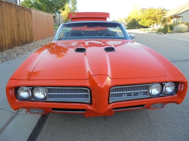 1969 Carousel Red Pontiac GTO Convertible