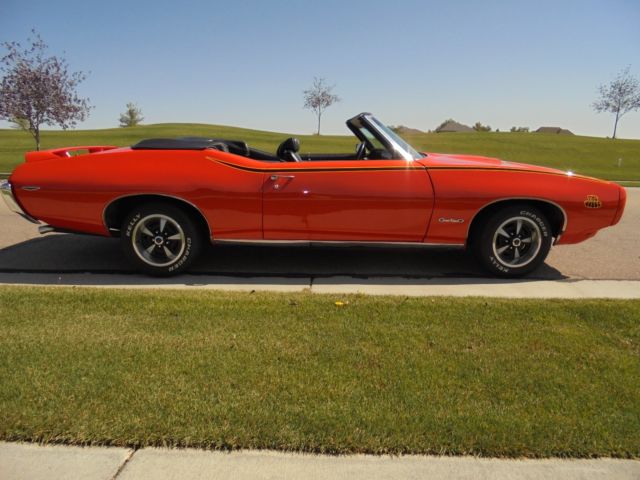 1969 Carousel Red Pontiac GTO Convertible