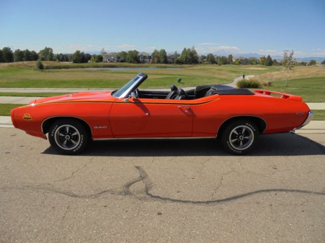 1969 Carousel Red Pontiac GTO Convertible
