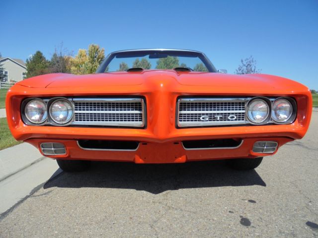 1969 Carousel Red Pontiac GTO Convertible